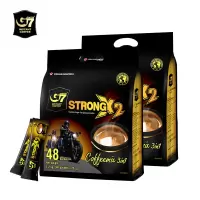 越南原装进口G7中原 浓醇三合一速溶咖啡粉 1200g*2袋装