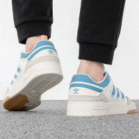 阿迪达斯 (adidas)三叶草男鞋女鞋 2023夏季新款DROP STEP LOW透气运动鞋训练板鞋 HQ7127