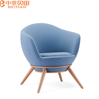 中意贝田 BT-FB015 布绒单人沙发休闲椅 洽谈椅 沙发椅