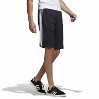 阿迪达斯 (adidas) 三叶草短裤男子2023夏季新款健身跑步透气舒适休闲五分运动裤 DH5798 黑色