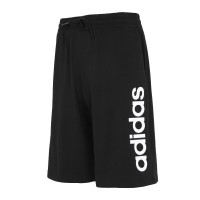 阿迪达斯(adidas)男裤2023夏季新款运动裤健身训练短裤跑步休闲快干透气针织短裤 GK9604黑色/白