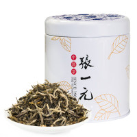 张一元 中国元素特级茉莉花茶 50g/罐 白雪香 1盒