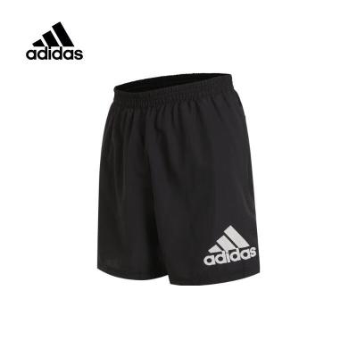 阿迪达斯(adidas) 短裤男裤2023春秋款新款运动裤休闲裤透气梭织五分裤短裤H59883黑色