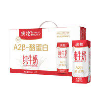 澳牧A2β-酪蛋白纯牛奶 12*250ml9315090208504白色