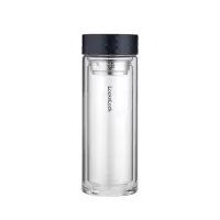 乐扣乐扣(LOCK&LOCK) 360ml家用品风尚双层玻璃杯LLG938FU