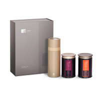 小罐茶 茶韵礼盒(心悦棕) 大红袍40g 滇红50g