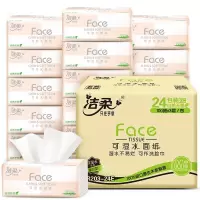 洁柔纸面巾(Face粉软抽)100抽3层(24包装)