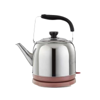 皇冠304加厚食品级6L烧水壶大容量漏电保护自动断开