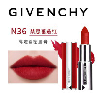 纪梵希口红GIVENCHY 高定香榭红小羊皮 丝绒哑光唇膏口红 N36# 3.4g 禁忌番茄红