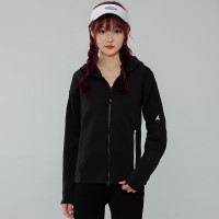 阿迪达斯 (adidas)女装 2023春季新款运动服健身训练舒适休闲防风针织连帽外套 GT9759