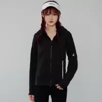 阿迪达斯 (adidas)女装 2023春季新款运动服健身训练舒适休闲防风针织连帽外套 GT9759