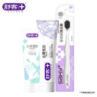 ZH-D67舒客沁爽系列口腔护理套装(沁爽清新牙膏*1+沁爽炫白牙膏*1+牙刷*1)