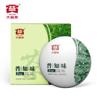 大益茶叶[父亲节礼物]普洱茶 中华老字号 3年陈普知味 饼茶礼盒装 生茶357g/饼