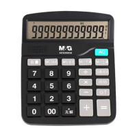 晨光(M&G)ADG98838计算器 12位经典计算器 黑色语音型计算器 单个