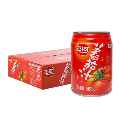 中粮屯河番茄汁酸甜普箱245ml*24听