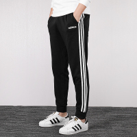 阿迪达斯(adidas)男裤 2023夏季新款运动裤健身训练舒适三条纹长裤小脚裤 DU0468