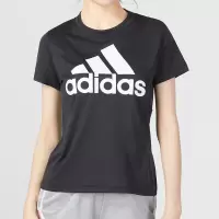 阿迪达斯(adidas) 女装短袖 23夏季新款跑步健身训练运动服户外舒适透气圆领T恤衫 FT3078