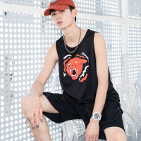 彪马(PUMA)男装 2023夏季新款运动服舒适透气背心时尚logo无袖T恤 670833-01