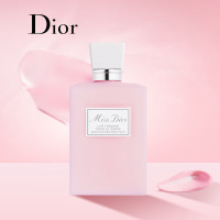 迪奥Dior 迪奥小姐润体乳留香清爽200ml 补水保湿乳 优雅玫瑰香