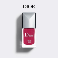 迪奥(Dior)指甲油炫亮持久滋养强韧打底显白美甲底油 663#豆沙玫红