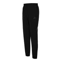 阿迪达斯(adidas) 23夏新款运动裤跑步健身训练卫裤宽松快干透气长裤子 CW5782/经典黑-单层/裤腿拉链