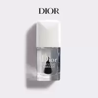 迪奥(Dior)指甲油炫亮持久滋养强韧打底显白美甲底油 透明顶油块干