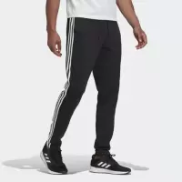 阿迪达斯 (adidas) 裤子男士2023夏季新款时尚潮流舒适三条纹透气运动休闲小脚长裤 GK8995
