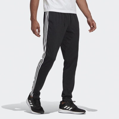 阿迪达斯 (adidas) 裤子男士2023夏季新款时尚潮流舒适三条纹透气运动休闲小脚长裤 GK8995