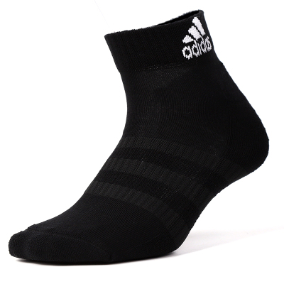 阿迪达斯 (adidas)男袜女袜 新款运动袜跑步健身舒适透气休闲中袜袜子 DZ9379
