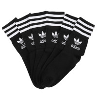 阿迪达斯 (adidas)三叶草男袜女袜 23夏季新款健身训练运动袜时尚三双装袜透气袜子 GD3576