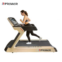 PREMIER美国格林GL-RM9002内置电脑跑步机健身房商用可坡度调节实景联网跑步机
