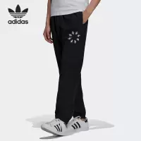阿迪达斯(adidas)三叶草男裤 23春季新款运动裤跑步健身训练速干透气休闲梭织长裤 H37728