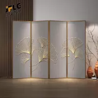 金菲罗格铝合金屏风隔断移动可折叠 2000*1900四折