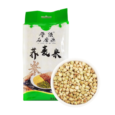 鲁强石磨源 荞麦 1kg 粗粮 五谷杂粮 酥田袋装