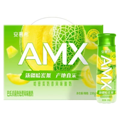 安慕希AMX新疆哈密瓜奶昔风味酸奶