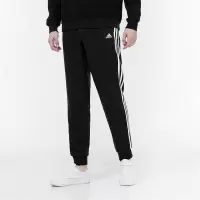 阿迪达斯(adidas)裤子男士2023夏季新款时尚潮流舒适三条纹透气运动休闲小脚长裤HN3554