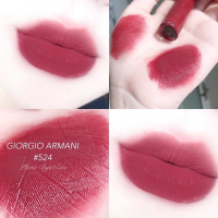 阿玛尼Armani 红管唇釉丝绒哑光口红 524#干枯玫瑰 持久唇彩