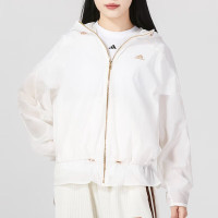 阿迪达斯 (adidas)女装2023新款FOT WVN JKT运动休闲时尚潮流舒适连帽外套 HY2825