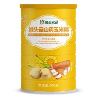 鲁强石磨源 猴头菇山药玉米糊 500克 口感细腻 香甜 酥田袋装