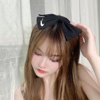 耐克(NIKE)女生发带2023夏季新款蝴蝶结发饰时尚潮流头饰发圈束发带潮 CZ0545-010