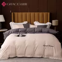 洁丽雅(grace) 舒爽提花四件套 摩卡 JLY-YHC8991