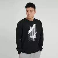阿迪达斯 (adidas)男装 2023春季新款武系列运动服跑步健身圆领卫衣套头衫 IA8183