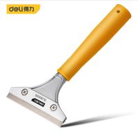 得力(deli) 铝合金刮污刀铲刀玻璃刮刀地板墙皮瓷砖清洁除胶铲刀铲子210mm DL359210 货期5-10天