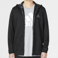 阿迪达斯 (adidas)男装2023新款TR-ES+ BL FZ JA休闲时尚潮流简约连帽外套 IB8137