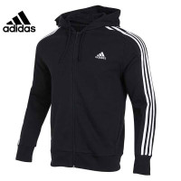 阿迪达斯(adidas)外套男装 2023夏季新款运动服跑步健身透气宽松休闲时尚舒适夹克 IC0433/连帽款