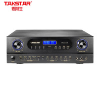 得胜 EKAX-2A 合并式功放 双混响带音乐和录音输出反馈抑制功能 家庭KTV会议背景音乐功率放大器