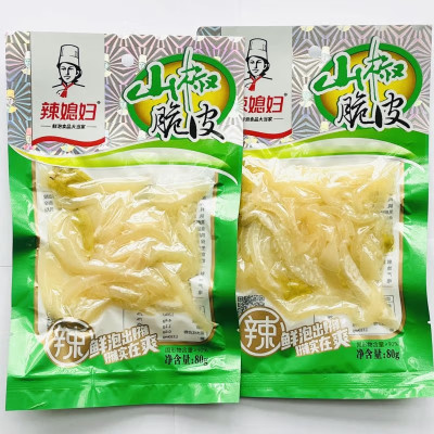[3袋装]辣媳妇泡椒猪皮晶80g*3袋山椒猪皮筋重庆特产麻辣零食小吃小包装