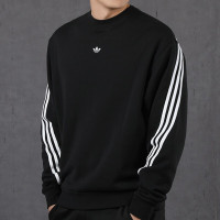 阿迪达斯(adidas)三叶草新款男装运动宽松舒适卫衣圆领套头衫 FM1522