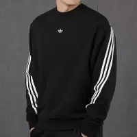 阿迪达斯(adidas)三叶草新款男装运动宽松舒适卫衣圆领套头衫 FM1522