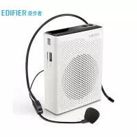 漫步者(EDIFIER)MF5 轻便版 便携式数码扩音器 小蜜蜂大功率教学专用教师导游扩音器 唱戏机 白色